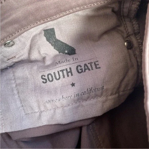 AG Adriano Goldschmied The Stilt  Cigarette Leg Skinny Pants Dusty Purple - Picture 7 of 16